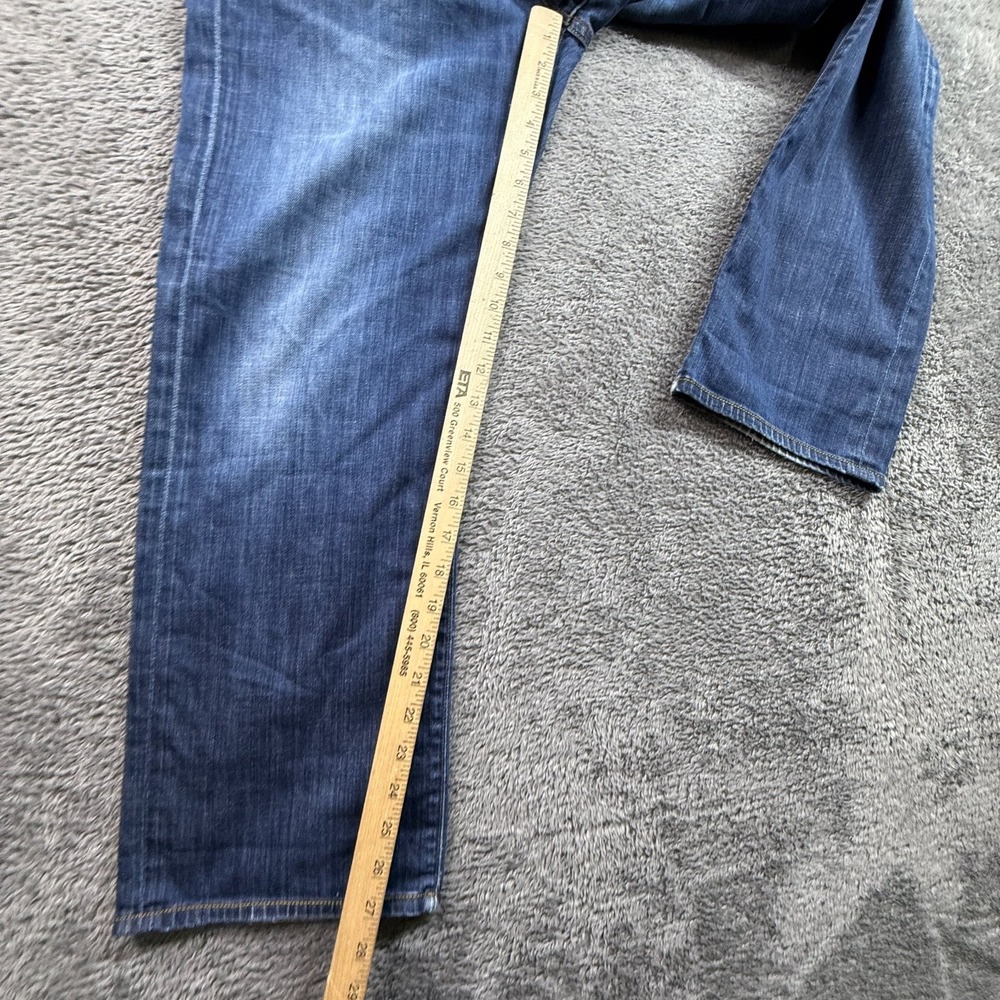 Citizens of Humanity Sid 33x28 Men's Jeans Blue Wash Distressed Denim Y2K - Picture 7 of 10
